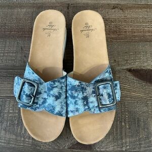 Amanda Blu Sandals Cork Large Buckle
